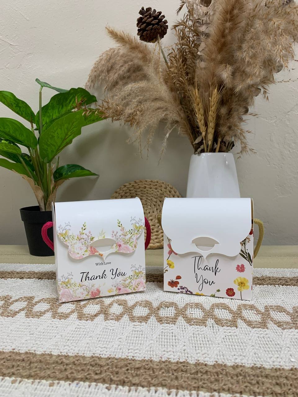 [50 PCS] DOORGIFT Handbag Box S (COLOUR) WEDDING/GIFT/GOODIES/PARTY - PRINTING THANK YOU